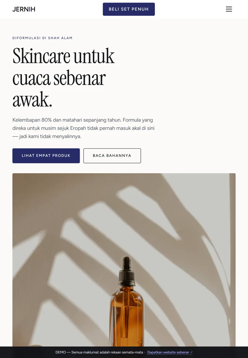 Paparan tablet laman JERNIH